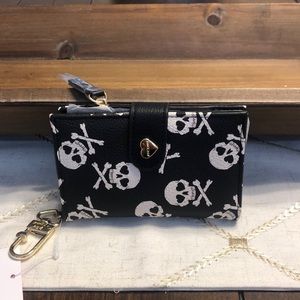 Brand new Betsey Johnson credit card case with key ring